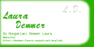 laura demmer business card